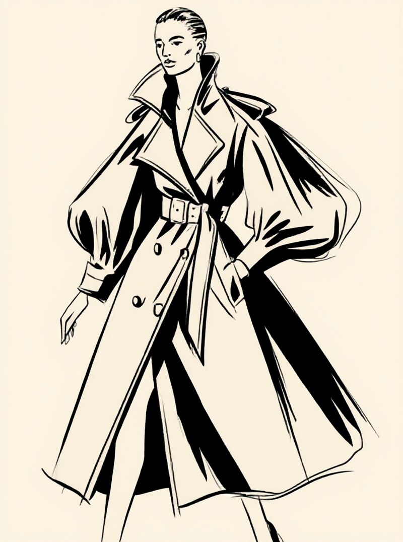 Step 3: Bold ink shadows and tonal block-in