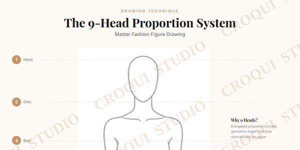 9-head proportion system